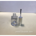 Empty Transparent Glass Nail Polish Bottle With Cap